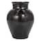 Hello Honey® 12" Black Decorative Clay Jar